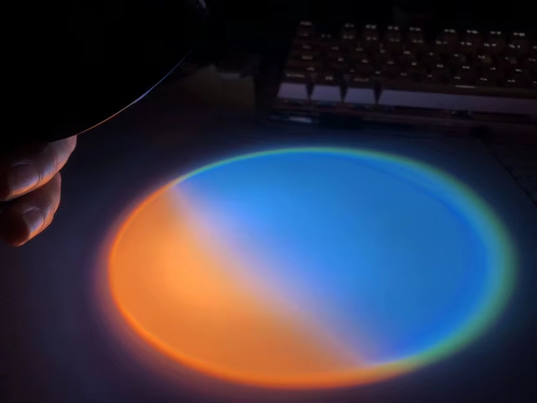 Mini Sunset Light Net Red Sunset Light Floor-To-Ceiling Photo Projection Dusk Warm Light Dawn Dawn Light USB Night Light