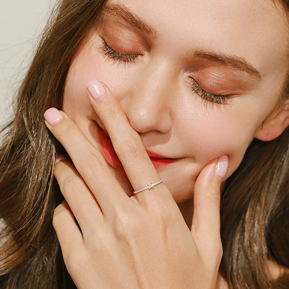 Trumium™ Eternal Spark 925 Sterling Silver Jewelry Set – Pure Elegance for Love That Lasts