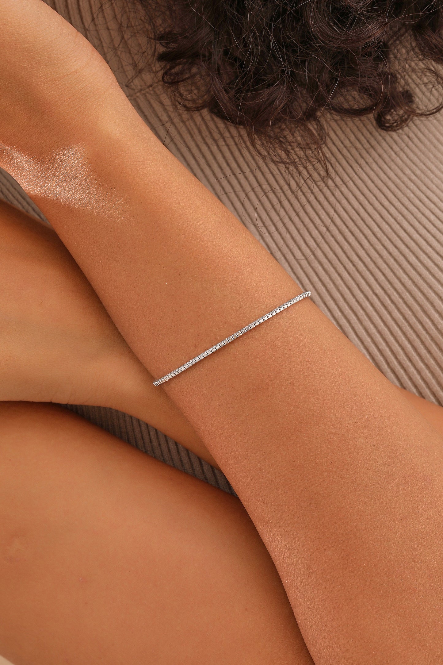 Radiant Grace Tennis Bracelet – A Sparkle of Elegance, Made to Remember